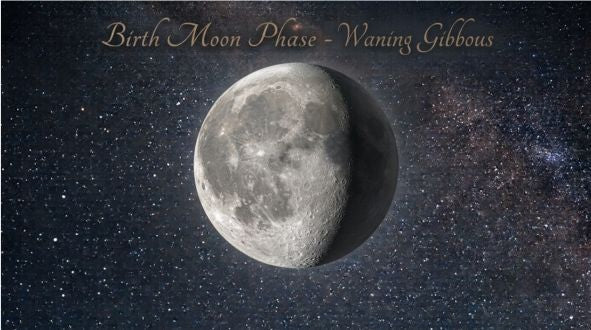 Birth Moon Phase - Waning Gibbous Moon