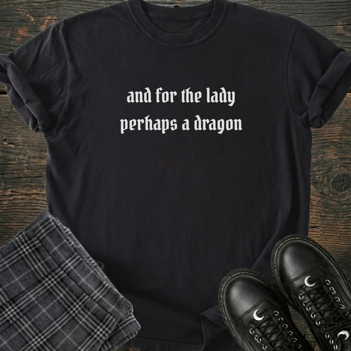 Dragon For The Lady Shirt (Embroidered)