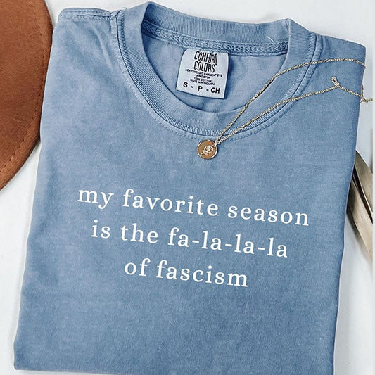 Anti Fascism Feminist Holiday Shirt