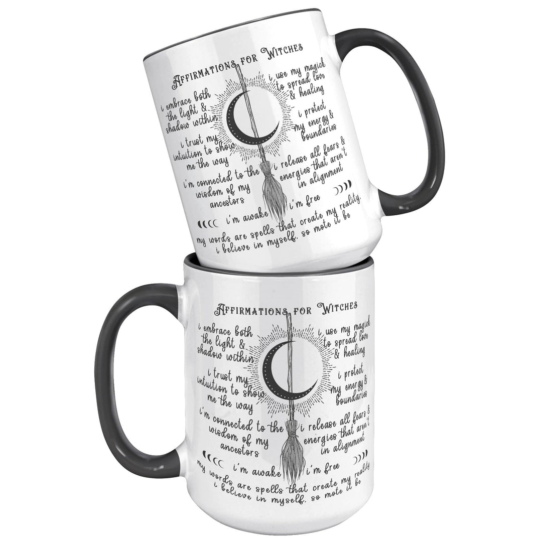 High Quality 15oz Mug - Affirmations for Witches