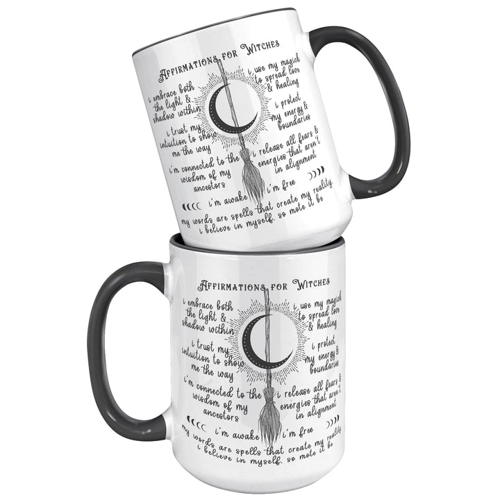 High Quality 15oz Mug - Affirmations for Witches