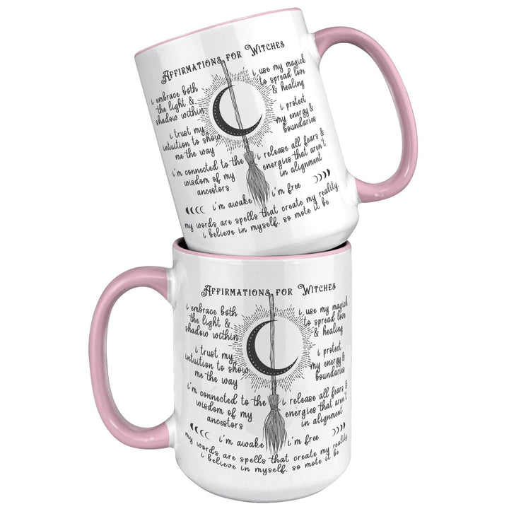 High Quality 15oz Mug - Affirmations for Witches