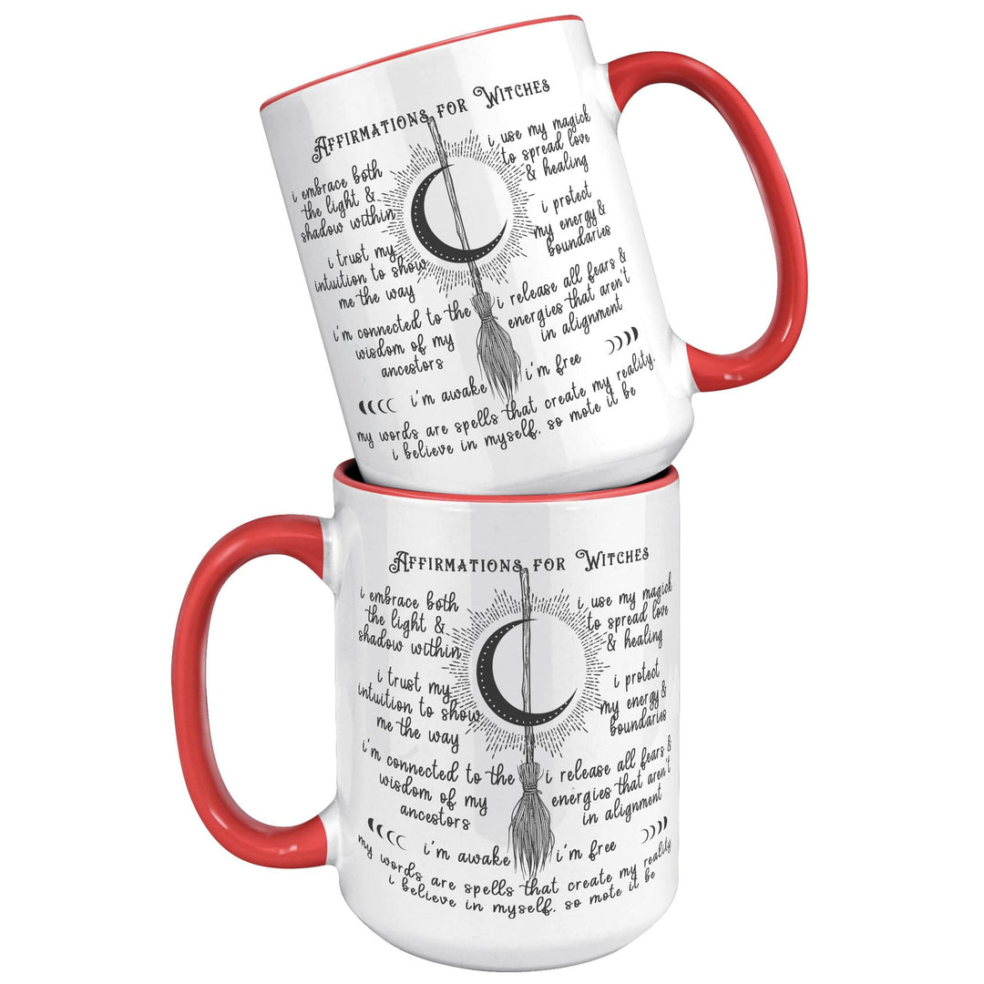 High Quality 15oz Mug - Affirmations for Witches