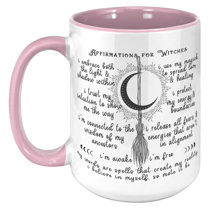 High Quality 15oz Mug - Affirmations for Witches