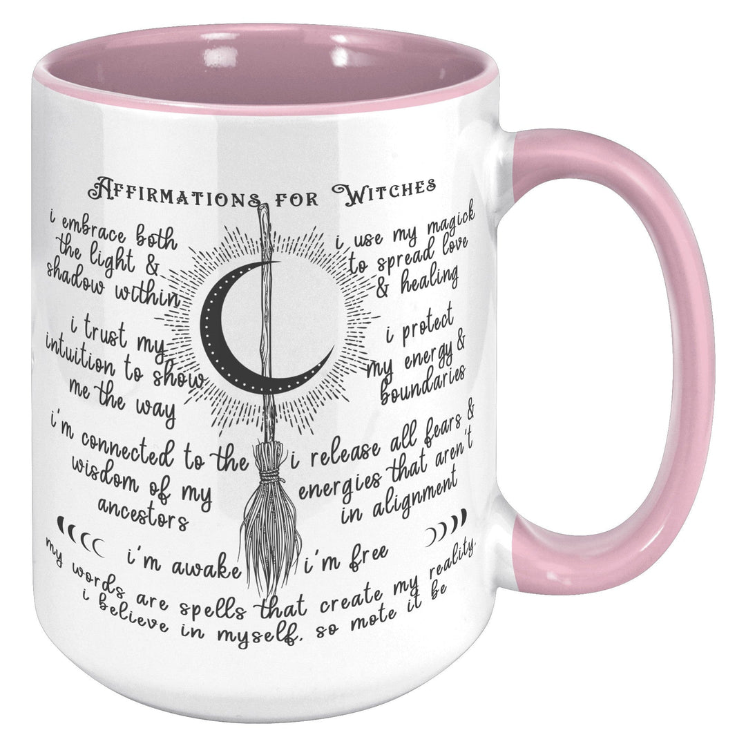 High Quality 15oz Mug - Affirmations for Witches