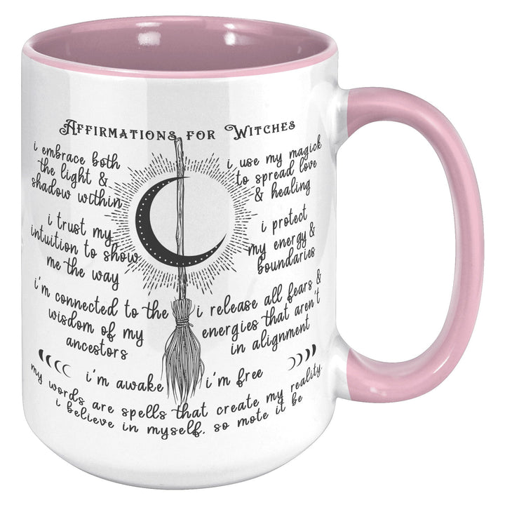 High Quality 15oz Mug - Affirmations for Witches