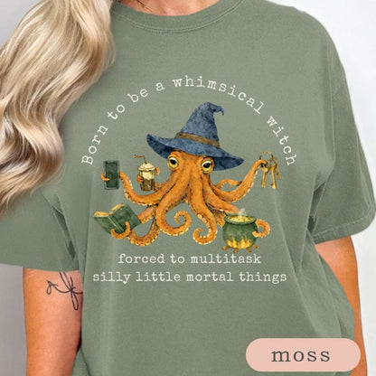 Born To Be A Whimsical Witch Octopus Shirt