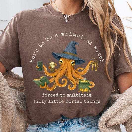 Born to be a whimsical witch octopus product type