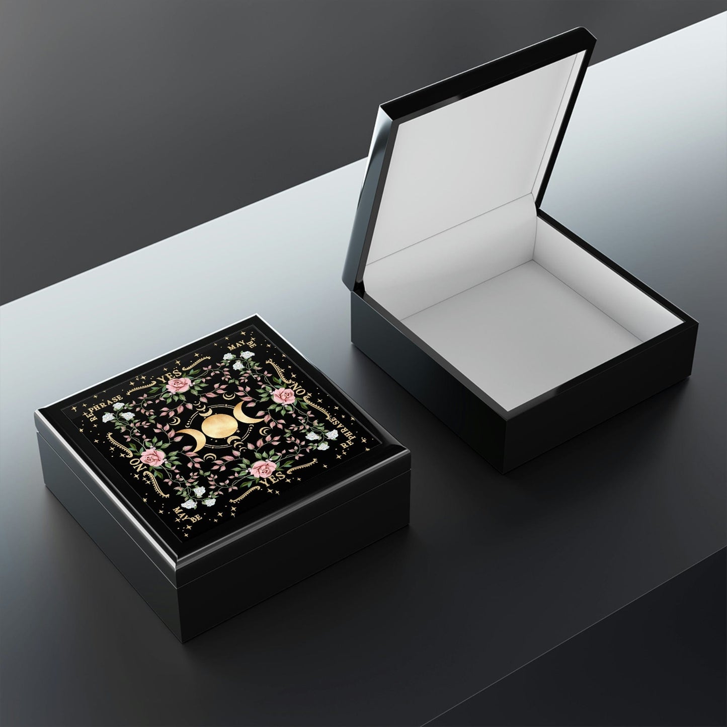 Triple Moon Altar Box