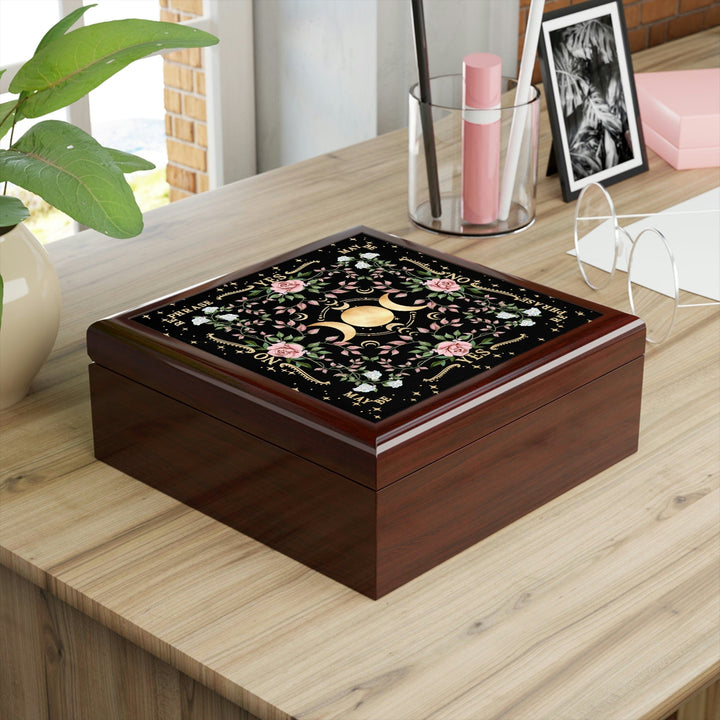 Triple Moon Altar Box