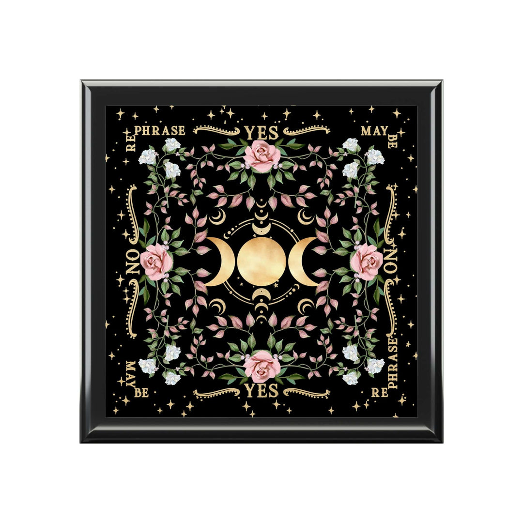 Triple Moon Altar Box, Tarot Card Box