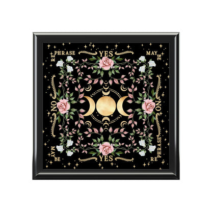 Triple Moon Altar Box, Tarot Card Box