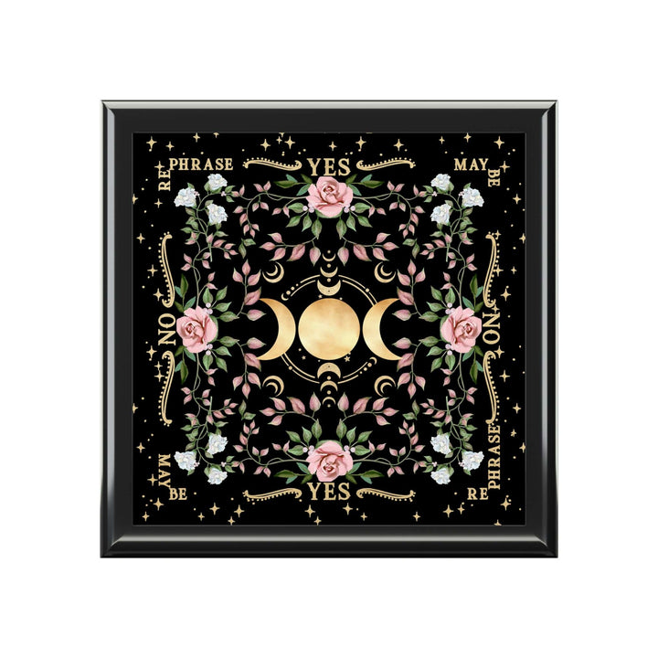 Triple Moon Altar Box, Tarot Card Box