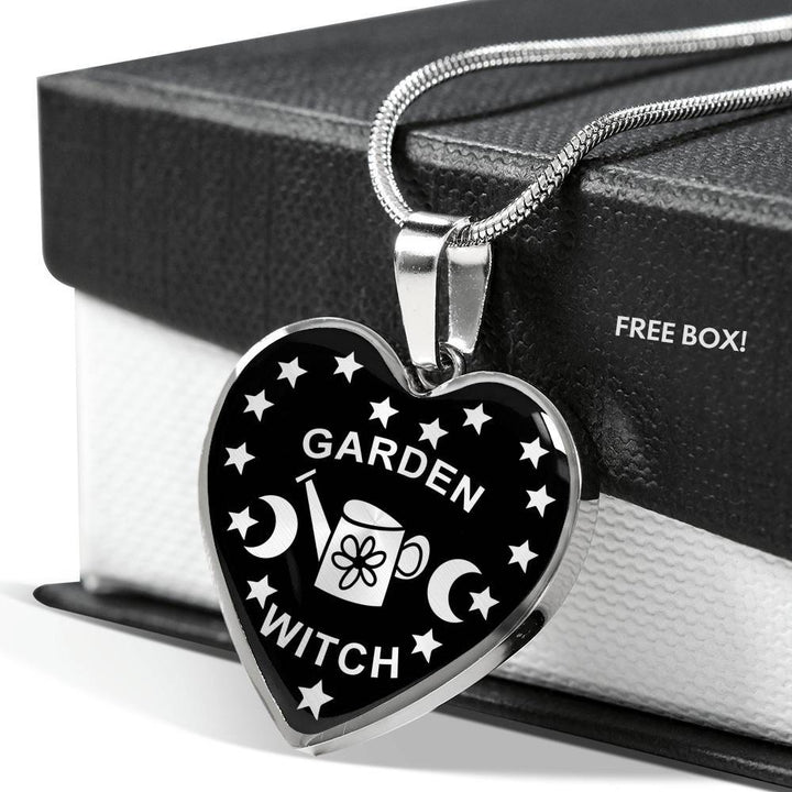 Garden Witch Pendant with Necklace