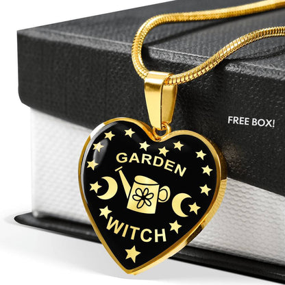 Garden Witch Pendant with Necklace