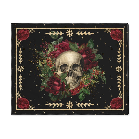 Altar Cloth Floral Skull